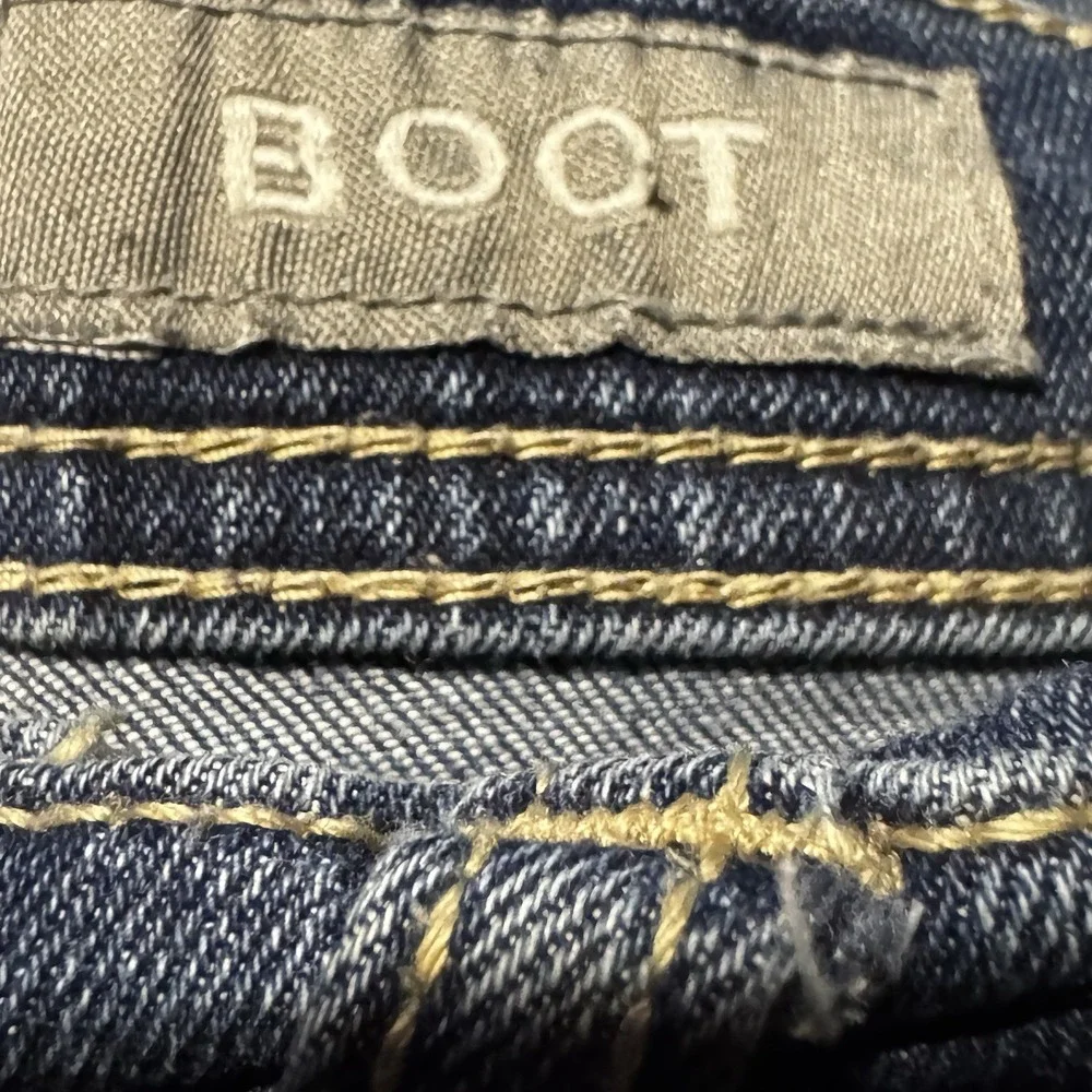 Aeropostale Bootcut Jeans Women's Size 8 Short Dark Wash Stretch Denim